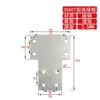 Placa de Conexión Cruzada Tipo L Tipo T para Perfil de Aluminio / 3030 / 4040 / 4545 Conector de Esquina Pie de Ángulo Recto