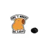 Broche Original Lindo y de Moda Capibara Dibujo Animado Insignia para Mochila Estuche para Lápices Colgante Pequeño Pin Decorativo Accesorio