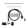Venda por atacado americano 4 pinos reboque chicote cabo de extensão com reboque original conector de 7 pinos 41 polegadas conector cabo de alimentação