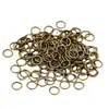 Material DIY Feito à Mão Anel de Ferro Pequeno Conexão Anel Aberto de Metal Anel Único Fechado Acessórios de Joias Atacado