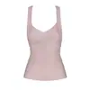 Vestido Dulce de Calle Estilo Ins Color Sólido Color Puro Corte Limpio Ajustado Sexy Escote Bajo Nicho
