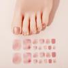 Película de Esmalte de Uñas en Polvo de Cebolla Degradado Zhengxiang Pegatina de Cola Celebridad de Internet Chica Linda Sonriente Impermeable Pegatina para Uñas de los Pies Pegatina Completa