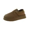 Zapatos Birkenstock súper calientes, completamente cerrados, suela gruesa, para usar en otoño, estilo completamente impresionante nuevo 2025, zapatos sencillos casuales para niños, slip-ons, color albaricoque