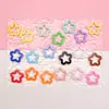 Accesorios Populares de Colgantes Pequeños, Colgante Llavero de Estrella de Cinco Puntas de Colores, Joyería DIY de Estrellas, Papelería y Accesorios de Cuentas