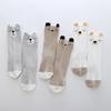 3 pares de meias fofas com orelhas de desenho animado para bebê recém-nascido meias de bebê meias de algodão para meninos e meninas