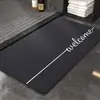 Alfombrilla de Piso de Tierra de Diatomeas Estilo Minimalista Moderno para Inodoro y Entrada de Baño, Alfombrilla Antideslizante de Secado Rápido para Baño