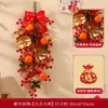 2026 Año del Caballo Decoración de Año Nuevo Fruta y Personaje de la Fortuna Adornos Colgantes Colgantes de Puerta Festival de Primavera Decoraciones de Año Nuevo Fortuna y Riqueza Decoraciones de Entrada