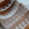 Renda de Tecido Bordado em Malha de Fio de Algodão Unilateral Véu de Casamento Gola de Roupa Costura Joias Acessórios DIY