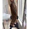 Pantalones de Sol Coreanos de Estilo Nuevo para Verano, Ligeros y Brillantes, Pantalones Perezosos de Cintura Alta de Pierna Ancha, Holgados, Ajustados, Casuales, Delgados para Mujer