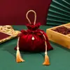 Bolsas Portátiles de Dulces para Bodas Estilo Chino, Bolsas de Dulces para Bodas con Cordones, Bolsas de Tela para Dulces, Cajas de Dulces de Alta Gama, Recuerdos