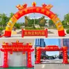 Arco Inflável Casamento Arco Duplo Inflável Porta Arco-Íris Celebração de Abertura Festiva Publicidade Externa Modelo Inflável Personalização