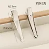 Accesorios para Pinzas de Pato DIY Hecho a Mano Clip Metálico Puntiagudo Accesorios para el Cabello Clip Recto Pinzas para el Cabello al por Mayor