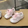 Sapatos para Meninas 2026 Primavera e Outono Novo Estilo Tênis Esportivo com Cadarço Infantil Respirável Leve Crianças Pequenas, Médias e Grandes Sapatos Princesa Argan