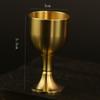 Copa de Cobre Copa de Vino de Pie Hogareña Latón Vidrio de Alta Calidad Copa de Vino Pequeña Vintage Copa de Agua Bendita Utensilios para Vino Copa de Licor Adornos