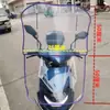 Cubierta de Lluvia para Parabrisas de Motocicleta de Vehículo Eléctrico Película Gruesa a Prueba de Viento e Impermeable