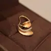 Pendientes Populares de Xiaohongshu con Circonita Cepillada Incrustada, Pendientes Exquisitos, de Alta Gama y Únicos, Envío Directo de Una Pieza