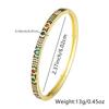 Europa y Estados Unidos temperamento de moda pulsera de amor femenina cobre chapado en oro real micro incrustado circón joyería de mano al por mayor