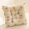Cojín cuadrado para silla de cuatro estaciones para uso doméstico, cojín para taburete de estudiante de aula con base antideslizante, tapete para el suelo para niños