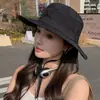 Sombrero de Mujer de Verano con Ala Ancha Sombrero de Pescador Sombrero Vaquero Occidental de Hombre Pesca al Aire Libre Montañismo Viaje Ciclismo Sombrero para el Sol