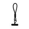 Lanyard Tejido Corto de Moda para Teléfono Móvil Anillo de Doble Propósito Multifuncional Correa de Muñeca Cuerda de Poliéster Fuerte Anti-Pérdida Accesorios