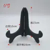 Soporte Negro Imitación Madera para Pastel de Té Puer Soporte para Té Bandeja Soporte Soporte de Bandeja de Plástico Soporte con Tallado de Carbono Soporte para Pastel de Té