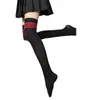 Calcetines hasta la rodilla para estudiantes hombres y mujeres, Medias de verano, Calcetines altos estilo preppy de tres rayas, Calcetines de terciopelo transpirables