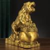 Atacado de Fábrica Presentes do Ano do Tigre Ganhe Cobre de Tigre Enfeites de Tigre Artesanato Cornucópia Produtos Metálicos de Tigre Casa