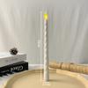 Vela decorativa digital LED de haste longa para ocasiões festivas, estilo faroeste, restaurantes e casamentos. Ideal para decoração de noites de velas e jantares românticos.