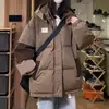 Roupas de inverno acolchoadas de algodão design feminino Novo estudante oversize estilo ocidental costura espessado roupas acolchoadas de algodão retro casual jaqueta acolchoada de algodão
