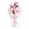 Día del Maestro Kit de Materiales para Ramo de Palitos Retorcidos DIY Flores de Tulipán Hechas a Mano Regalo para Compañeros de Clase Juego Completo de Accesorios