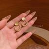 Pendientes de plata 925 con forma de ojo de gato y nicho de sentido avanzado para mujer, elegantes pendientes de perlas de lujo ligeros, joyería para las orejas al por mayor