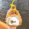 Bolsa de Monedas Creativa de Ganchillo con Forma de Flor Llavero Exquisita Linda Funda para Auriculares Bolsa de Almacenamiento Colgante Regalo Venta al por Mayor