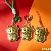 Pingente de Ovelha Flor de Dinheiro em Ouro Puro, Ornamento de Peça de Ouro 999 Puro, Chaveiro do Signo de Carneiro, Decoração para Pendurar no Carro, Presente para Inauguração de Negócios