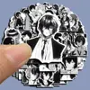 Amazon Wholesale Transfronterizo Héroes Literarios Blanco y Negro Perro Salvaje 60 Pegatinas para Diario de Vida Personaje de Anime Japonés Pegatinas de Nakajima Dun