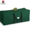 Bolsa de embalagem para árvore de Natal de 9 polegadas, decoração de presente de Natal para sala de estar e quarto em casa, bolsa de armazenamento para roupas e colchas