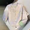 Garantía de Calidad Reductor de Edad Nuevo Estilo Chino Temperamento Mejorado Botón de Rana Versátil Hilo Dorado Bordado Pesado Talla Grande Ropa Exterior