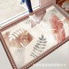 Alfombra Moderna Simple de Nivel de Entrada para Dormitorio, Tapete Antideslizante para Pies, Cocina, Baño, Puerta, Absorbente, de Secado Rápido, Antideslizante y Seguro