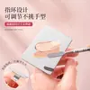 Set de Paleta de Acero Inoxidable para Maquillaje Cuadrada para Mezclar Base de Maquillaje Uso de Maquilladores Paleta Semicircular Herramientas de Maquillaje