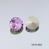 Cuentas sueltas de cristal Dongzhou de 12 mm, chapadas en plata, con base puntiaguda, para joyería, decoración de ropa y diamantes.
