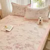 Conjunto de Três Peças de Tapete Refrescante Jacquard de Gatinho Fofo, Qualidade A de Grau Bebê, Lavável à Máquina, Tapete Macio de Verão, Dobrável