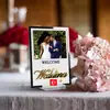 Tarjeta de Libro de Invitados de Boda Tx Decoración de Mesa de Recepción Personalizada DIY Regalo para Fiesta de Boda de Hotel Adornos