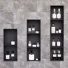 Placa de Aleación de Aluminio Sólido Nicho de Baño Lujo Sencillo Nicho Empotrado en Baño Estante de Almacenamiento para Baño