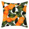 Funda de almohada con hoja de plátano de planta tropical, funda de cojín para sofá de tela de oficina, funda de almohada súper suave de felpa corta para el hogar