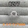 Anillo de soporte vacío 6*6MM incrustado fondo puntiagudo redondo S29 Taladro Hua Zi fondo plano superficie de huevo con suministro en vivo para el libro rojo pequeño