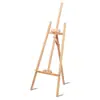 Caballete para Estudiante de Arte de Madera Maciza Soporte de Exhibición Publicitaria Tipo Soporte Ajustable Caballete de Madera para Niños para Boceto Pintura al Óleo