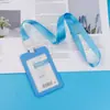 Youhe 6075/6076 Juego de identificación, tarjeta transparente doble, cordón para identificación, tarjeta de trabajo, cordón para identificación, cordón para colgar, impresión