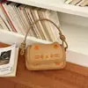 Bolsa de ombro feminina fofa estilo coreano, design de nicho 2026, bolsa transversal estilosa, bolsa para o dia a dia do trabalho, bolsa quadrada pequena da moda
