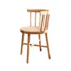 Silla de sol de ratán de madera maciza, mesa de ratán de jardín, silla de sol, estilo chino nuevo para balcón y estudio, para charlar y tomar el té, silla de comedor de ratán de madera maciza