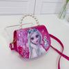 2024 Nueva Bolsa de Hombro de Hielo y Nieve para Niños Moda Princesita Versátil para Salir Moderna Bolsa Cruzada de Mano Aisha Lote