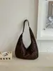 Bolso de hombro retro transfronterizo de gran capacidad para mujer 2026 nuevo bolso de mano simple y moderno para la axila de gamuza
